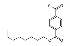 octyl 4-carbonochloridoylbenzoate结构式