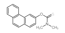 Carbamic acid,dimethylthio-, O-3-phenanthryl ester (8CI)结构式