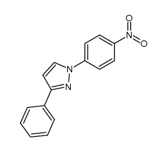 1-(p-nitrophenyl)-3-phenylpyrazole Structure