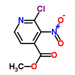 2-氯-3-硝基异烟酸甲酯结构式