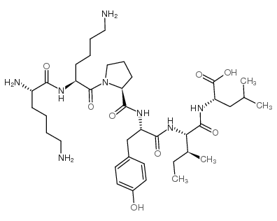 (LYS8,LYS9)-NEUROTENSIN (8-13)结构式