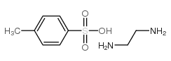 Ethane-1,2-diamine; 4-methylbenzenesulfonic acid结构式