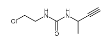 1-(2-chloroethyl)-3-(1-methyl-2-propynyl)urea结构式