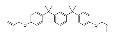 1,3-bis[2-(4-prop-2-enoxyphenyl)propan-2-yl]benzene Structure
