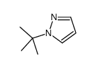 1-叔丁基吡唑结构式