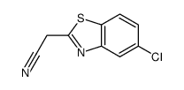 2-Benzothiazoleacetonitrile,5-chloro-(9CI) Structure
