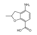 7-Benzofurancarboxylicacid,4-amino-2,3-dihydro-2-methyl-(9CI) Structure
