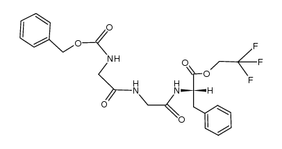 Z-Gly-Gly-L-Phe-OCH2CF3结构式
