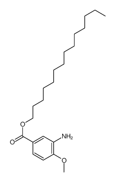 tetradecyl 3-amino-4-methoxybenzoate Structure