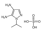N-异丙基- 4,5-二氨基吡唑硫酸盐结构式