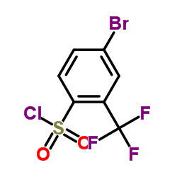 4-Bromo-2-(trifluoromethyl)benzenesulfonyl chloride Structure