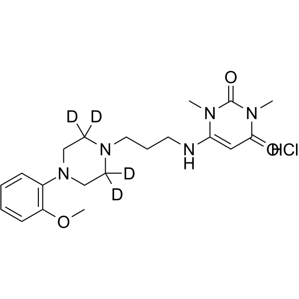 Urapidil-d4 hydrochloride结构式