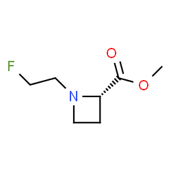 methyl (2S)-1-(2-fluoroethyl)azetidine-2-carboxylate Structure
