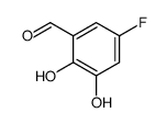 Benzaldehyde, 5-fluoro-2,3-dihydroxy- (9CI)结构式