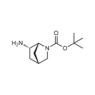(1S,4S,6S)-6-氨基-2-氮杂双环[2.2.1]庚烷-2-羧酸叔丁酯结构式
