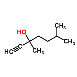 3,6-二甲基-1-庚炔-3-醇结构式