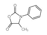 4-methyl-3-phenyl-oxazolidine-2,5-dione Structure