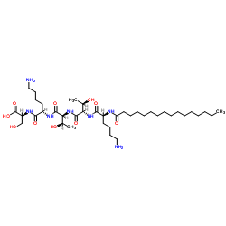 棕榈酰五肽-4结构式
