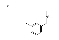 trimethyl-[(3-methylphenyl)methyl]azanium,bromide Structure
