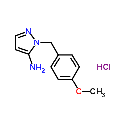 1-(4-methoxybenzyl)-1H-pyrazol-5-amine Structure
