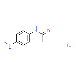N-(4-(甲基氨基)苯基)乙酰胺盐酸盐结构式