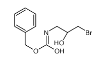 benzyl N-[(2S)-3-bromo-2-hydroxypropyl]carbamate结构式