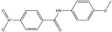 Benzamide, N-(4-methoxyphenyl)-4-nitro- Structure