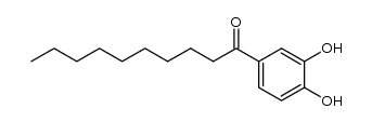 4-Decanoyl-1,2-benzenediol Structure