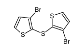 3-bromo-2-(3-bromothiophen-2-yl)sulfanylthiophene Structure