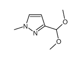 3-二甲氧基甲基-1-甲基-1H-吡唑结构式