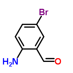 2-氨基-5-溴苯甲醛结构式
