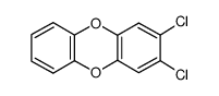 2,3-Dichlorodibenzo-p-dioxin Structure