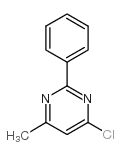2-苯基-4-氯-6-甲基嘧啶结构式