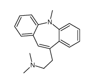 10-(2-(Dimethylamino)ethyl)-5-methyl-5H-dibenz(b,f)azepine结构式