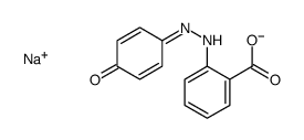sodium 2-[(4-hydroxyphenyl)azo]benzoate Structure