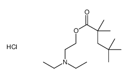 2-(diethylamino)ethyl 2,2,4,4-tetramethylpentanoate,hydrochloride Structure