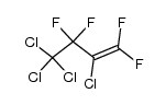 2,4,4,4-tetrachloro-1,1,3,3-tetrafluoro-but-1-ene结构式