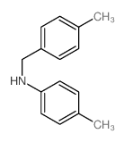 4-methyl-N-[(4-methylphenyl)methyl]aniline结构式