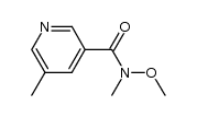 N-methoxy-5,N-dimethyl-nicotinamide Structure