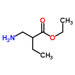 Ethyl 2-(aminomethyl)butanoate Structure