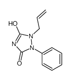 1-phenyl-2-prop-2-enyl-1,2,4-triazolidine-3,5-dione结构式