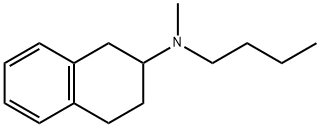 N-Butyl-1,2,3,4-tetrahydro-N-methyl-2-naphthalenamine结构式