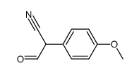 2-(4-methoxyphenyl)-3-oxopropanenitrile Structure