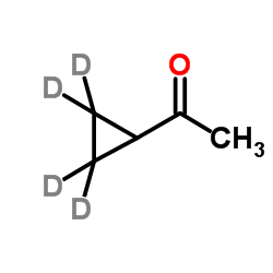 环丙基甲基酮-D4结构式
