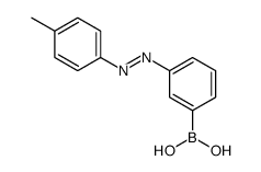 [3-[(4-methylphenyl)diazenyl]phenyl]boronic acid Structure