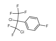 α-(Chlordifluormethyl)-p-fluor-α-(trifluormethyl)-benzylchlorid Structure
