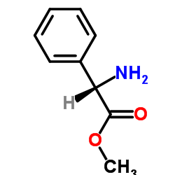 (S)-METHYL 2-AMINO-2-PHENYLACETATE Structure