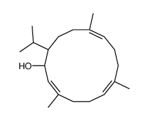 3,7,11-Trimethyl-14-isopropyl-2,6,10-cyclotetradecatrien-1-ol Structure