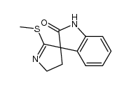 2'-methylthio-2-oxospiro(3H-indole-3,3'-1'-pyrroline) Structure