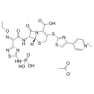 Ceftaroline fosamil Structure